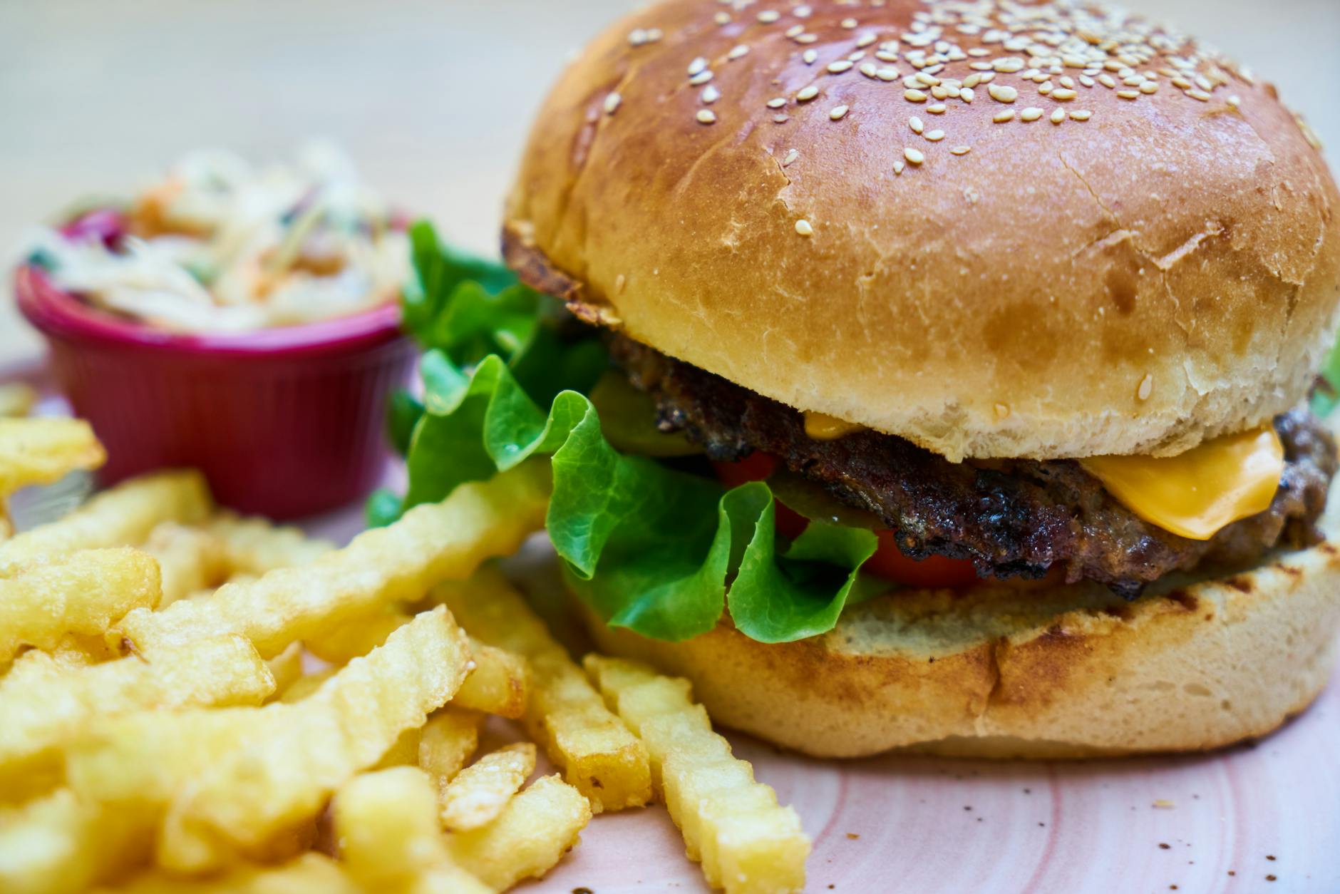 https://www.pexels.com/photo/burger-and-fries-1552641/